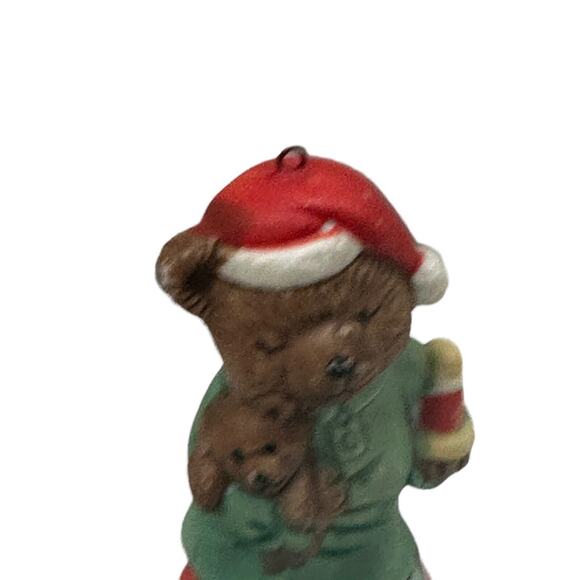 1993 Traditions 7 Eleven Citco "Sweet Dreams Bear" Hanging Porcelain Ornament - Picture 6 of 7